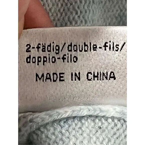 CASHMERE COLLECTION Knit Cardigan Women's Size XL Button Long Sleeve Light Blue - Picture 6 of 11